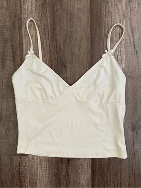 Cream Spaghetti Strap Cami Top